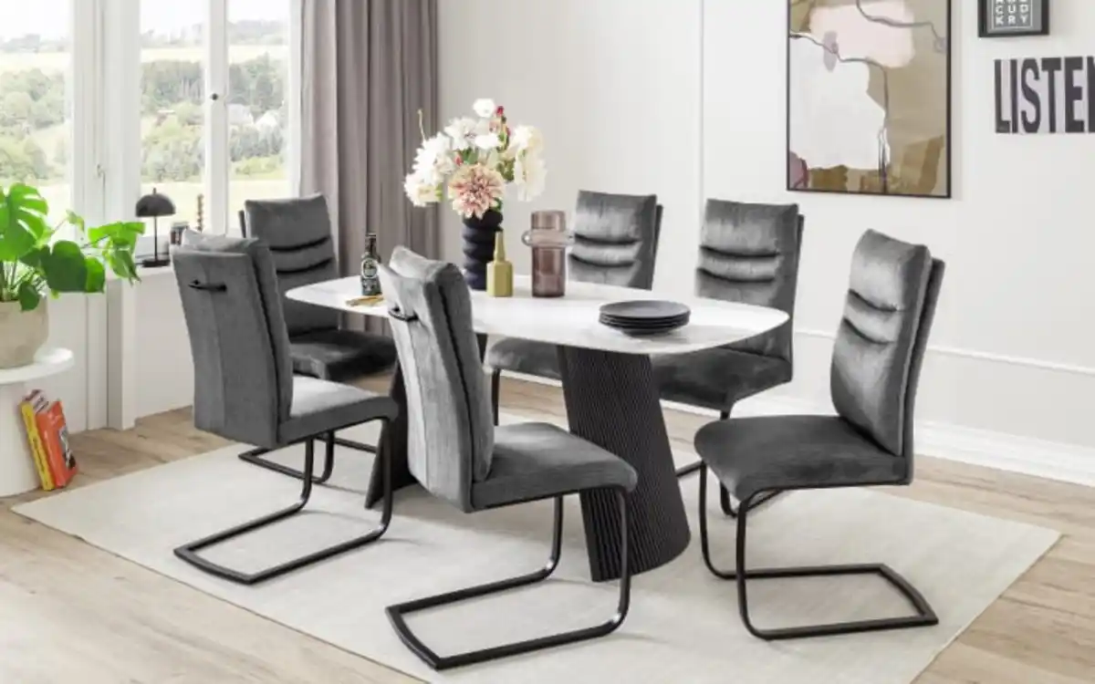 Bild 4 von Esstisch Tobelo, Keramik/weiß