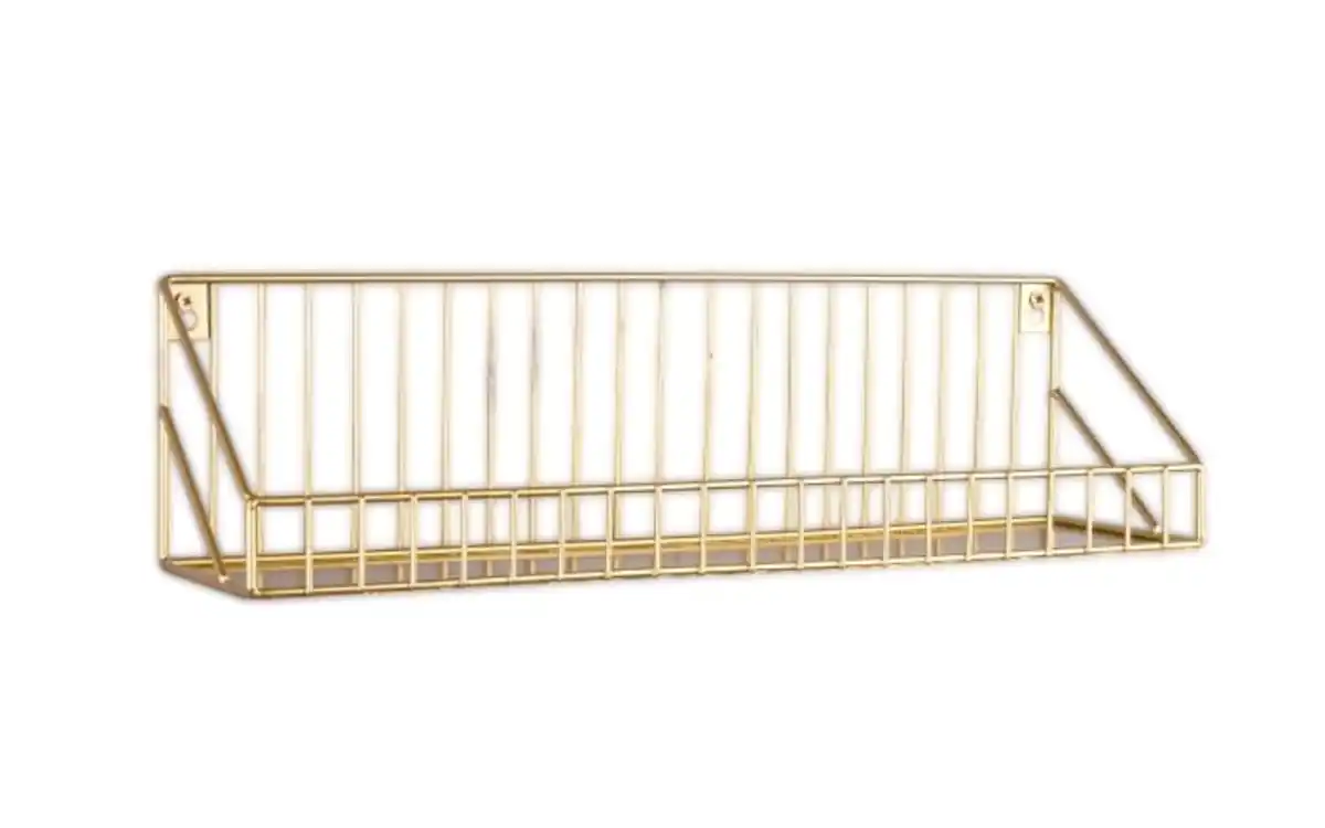 Bild 1 von Wandregal Fiona in Goldfarbig, 45 x 12 cm