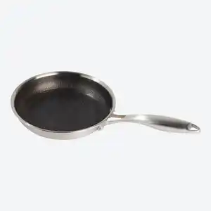 Edelstahlpfanne mit Wabenstruktur