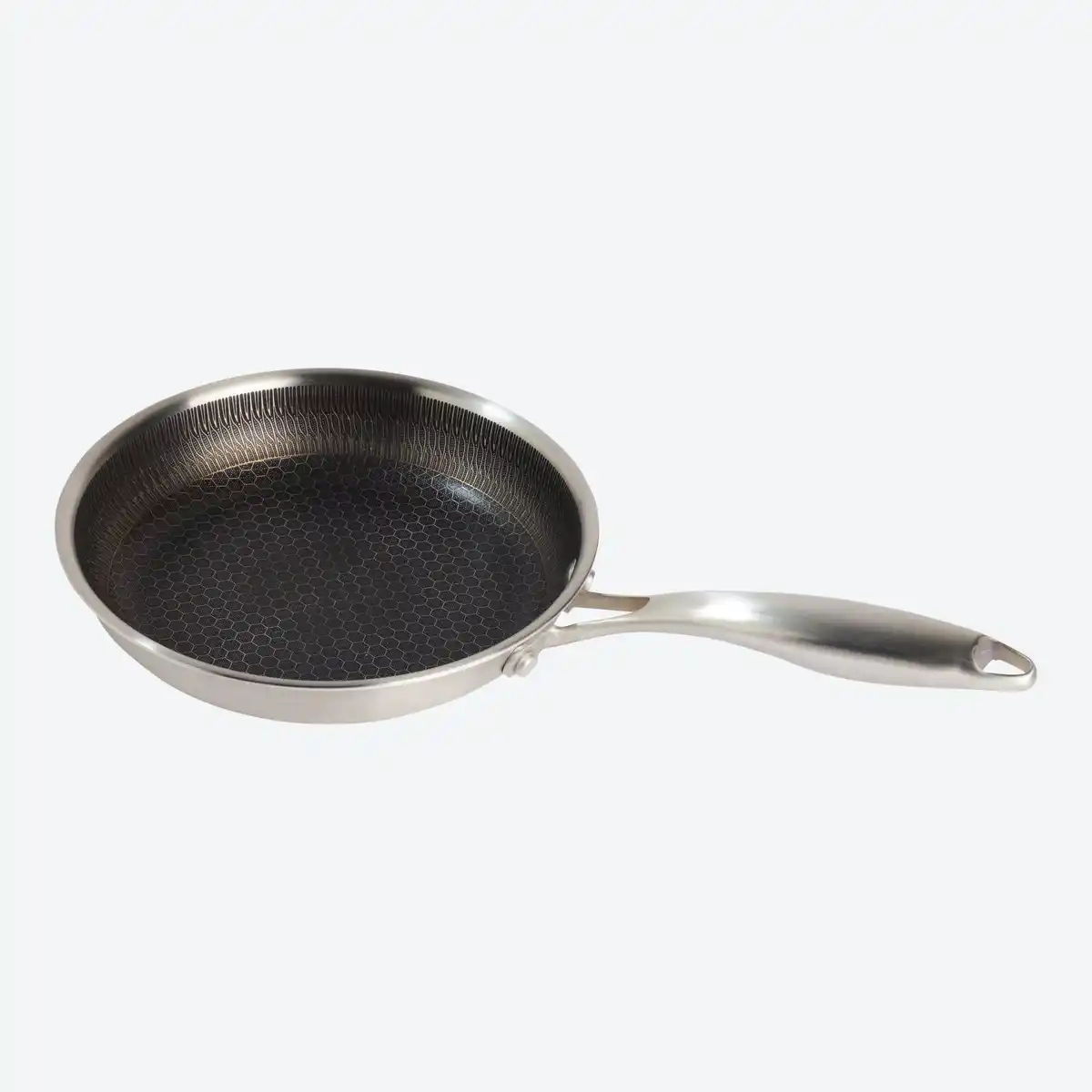 Bild 1 von Edelstahlpfanne mit Wabenstruktur