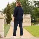 Bild 4 von Damen-Stoffhose mit Gummizug, große Größen