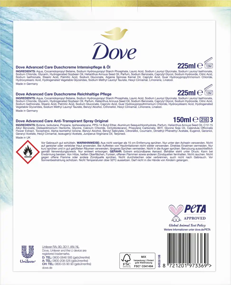 Bild 2 von Dove Verwöhnendes Geschenkset