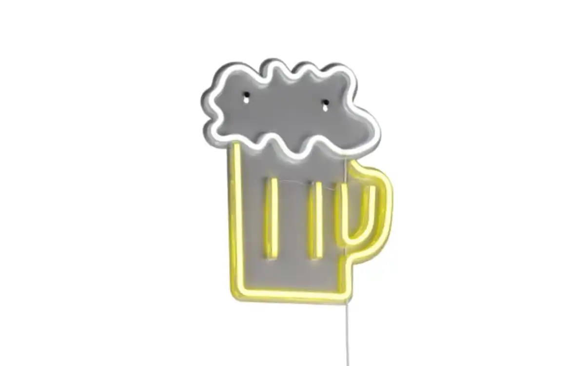 Bild 3 von Wandleuchte Beer, gelb/weiß