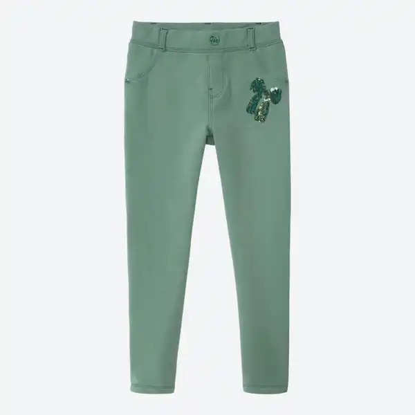 Bild 2 von Kinder-Mädchen-Sweatleggings mit elastischem Bund