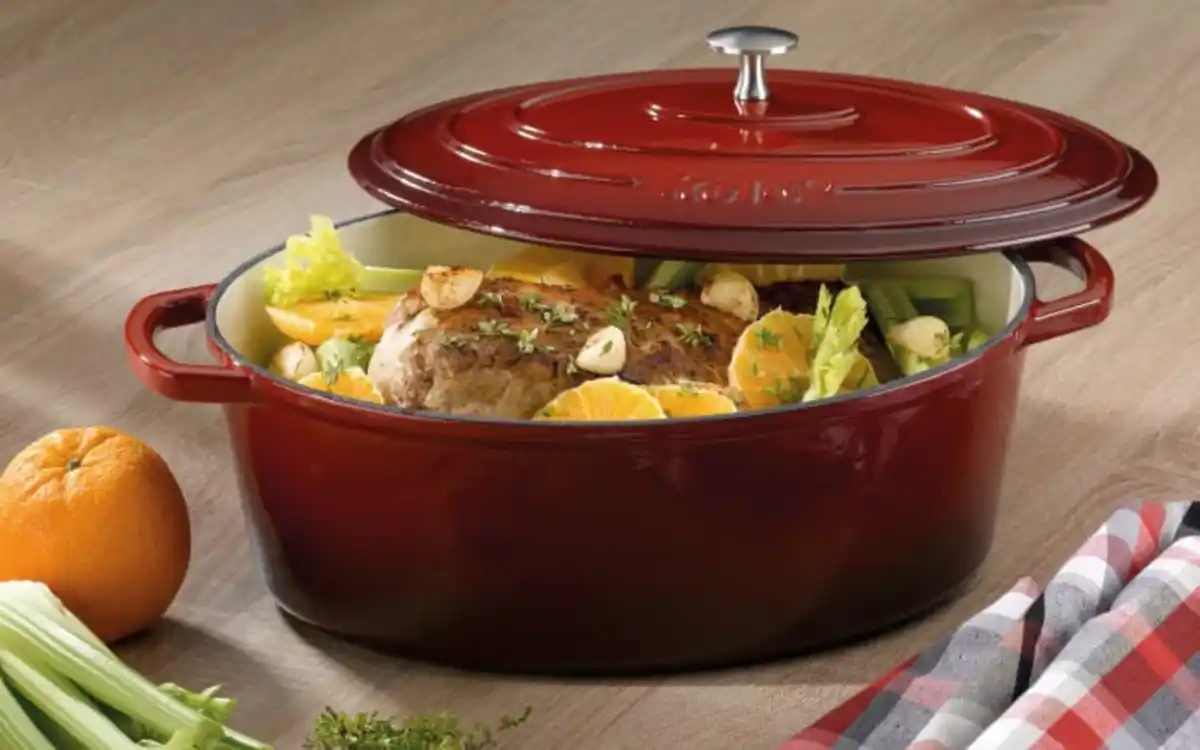 Bild 2 von Bräter Calido in rot/oval, 6,5 l