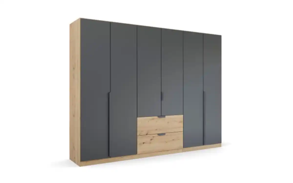 Bild 3 von Rauch - Drehtürenschrank Quadra Spin, Eiche Artisan-Nachbildung/graphit, 271 x 210 cm