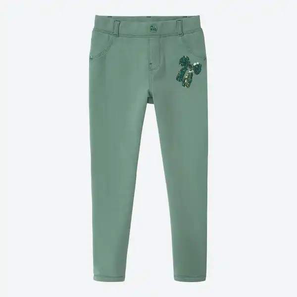 Bild 3 von Kinder-Mädchen-Sweatleggings mit elastischem Bund