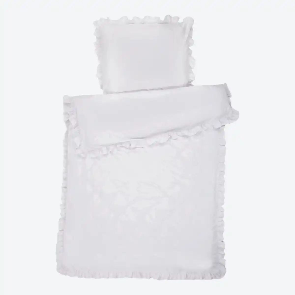 Bild 2 von Mikrofaser-Bettwäsche-Garnitur mit Rüschen