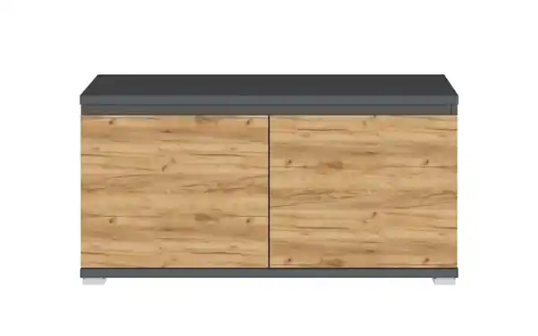 Bild 2 von Germania - Schuhbank GW-Lissabon, Eiche-Nachbildung/anthrazit