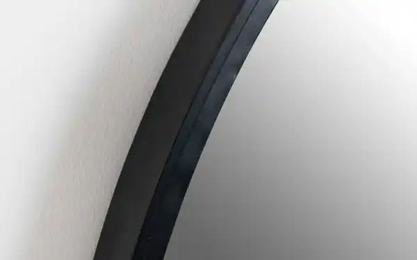 Bild 3 von Spiegel Matz Oval M, schwarz, 60 x 80 cm