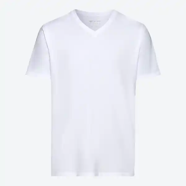 Bild 2 von Herren-T-Shirt mit V-Ausschnitt
