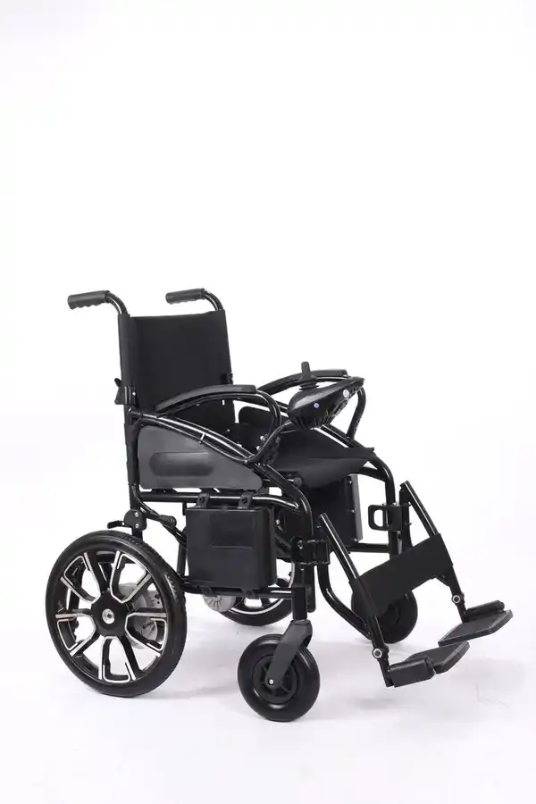 Bild 3 von Elektrischer Rollstuhl aus Edelstahl RST04-SCH ,Akku 24V 20AH, 7km/h