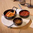 Bild 1 von Servierpfännchen-Set aus Edelstahl, 3-teilig