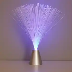 LED-Fiberglaslampe mit Farbwechsel, ca. 7x7x34 cm