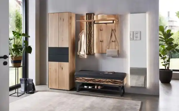 Bild 1 von Hartmann - Garderobenkombination Runa, Kerneiche/anthrazit
