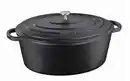 Bild 1 von Bräter Calido, schwarz, oval, 9,5 l