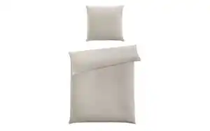 Bettwäsche Musselin, grau, 155 x 220 cm