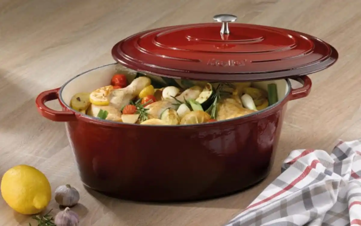 Bild 3 von Bräter Calido in rot/oval, 9,5 l