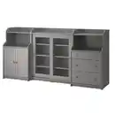 Bild 1 von HAUGA Aufbewahrungskombi, grau, 244x46x116 cm