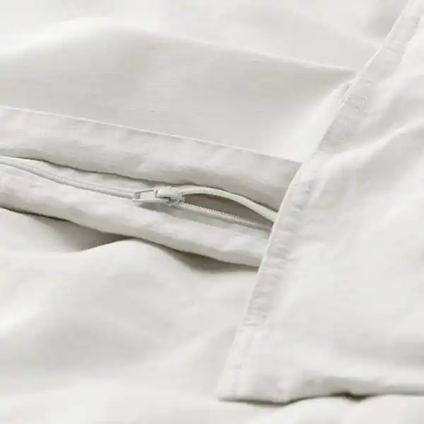 Bild 4 von RUNDHAGTORN Bettwäsche-Set, 2-teilig, weiß, 155x220/80x80 cm