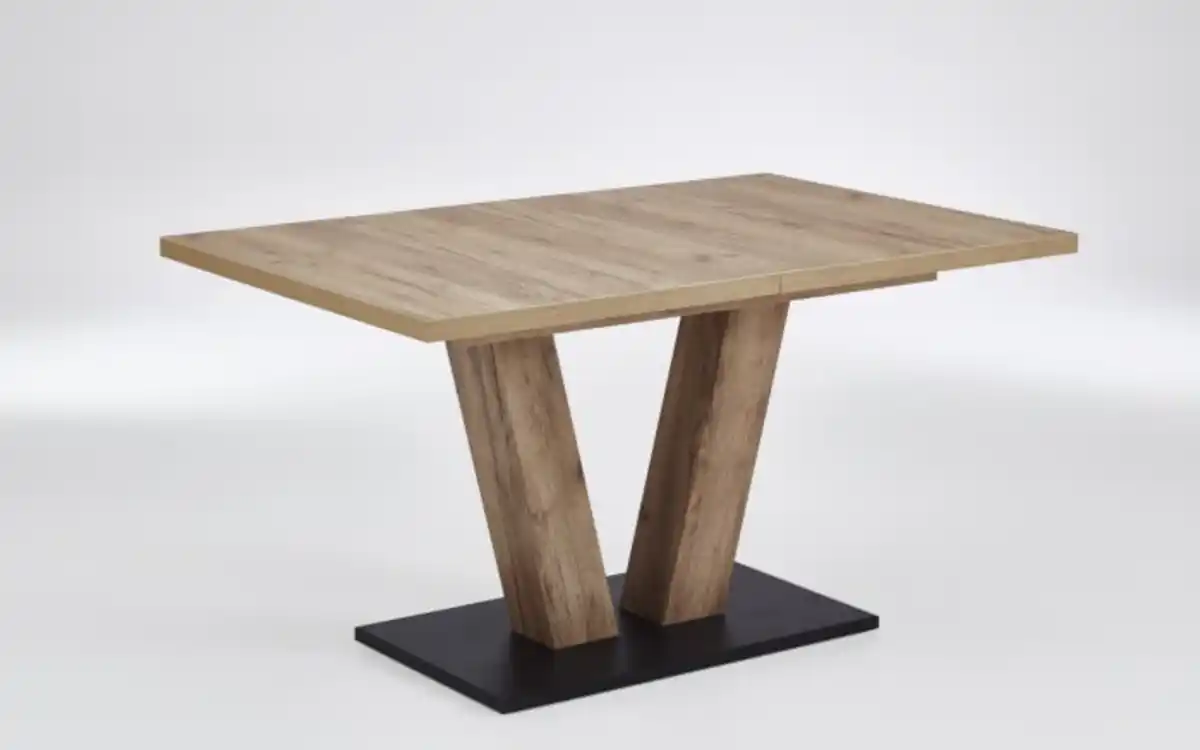 Bild 3 von Niehoff - Essgruppe Oscar, Struktureiche terra-Nachbildung, inkl. ausziehbarer Tischplatte