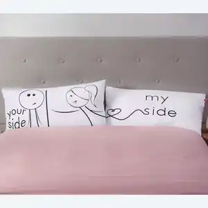 Kissenbezug mit Aufdruck, 2er-Pack, ca. 40x80 cm