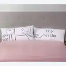 Bild 1 von Kissenbezug mit Aufdruck, 2er-Pack, ca. 40x80 cm