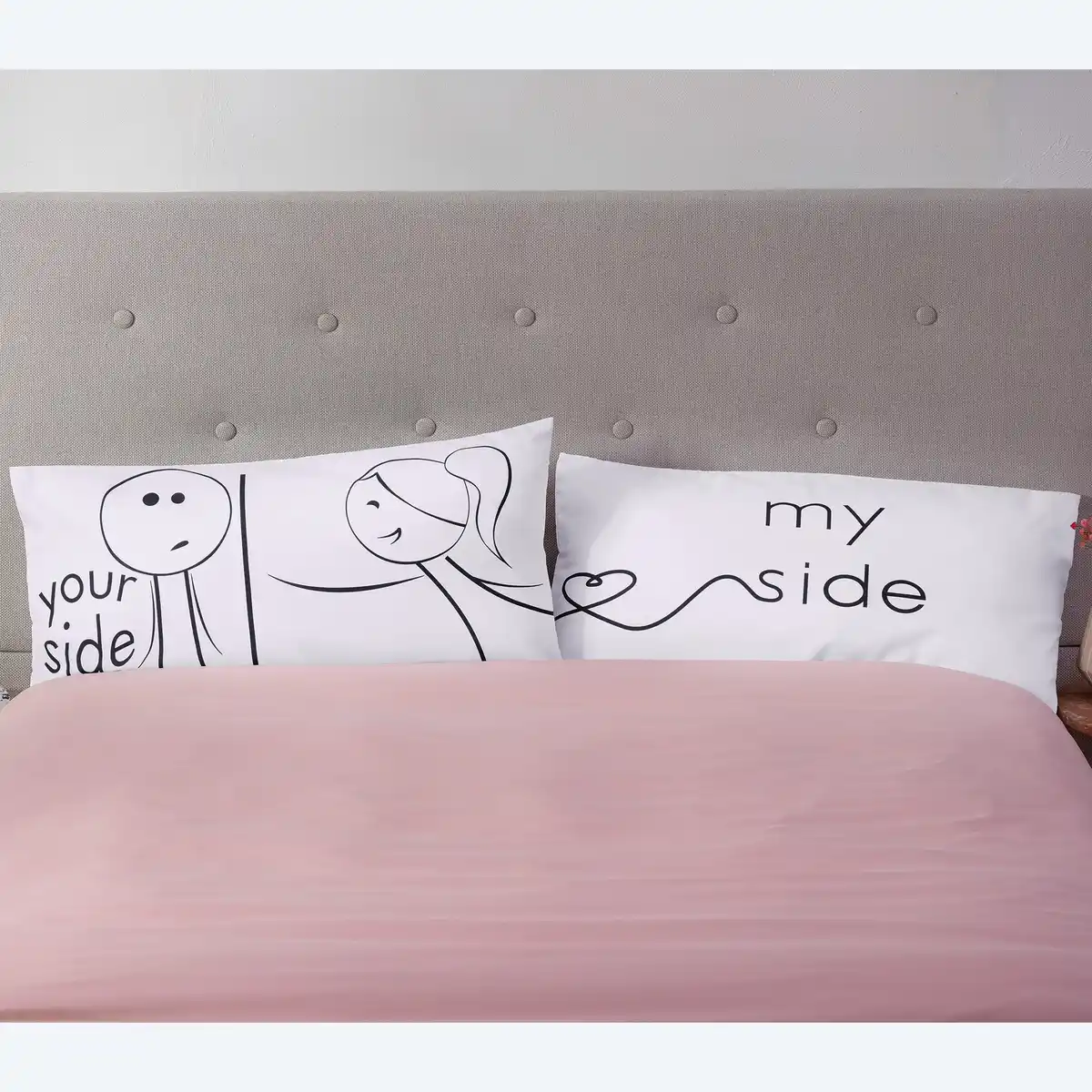 Bild 1 von Kissenbezug mit Aufdruck, 2er-Pack, ca. 40x80 cm