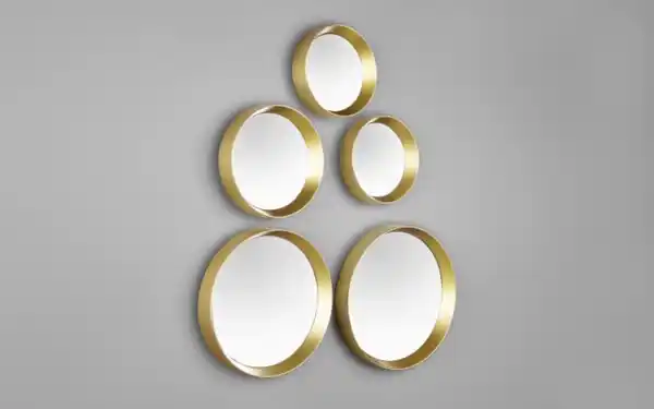 Bild 2 von Dekospiegelset Lia, goldfarbig