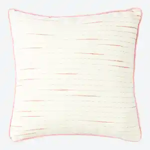 Dekokissen aus Chenille, ca. 45x45 cm