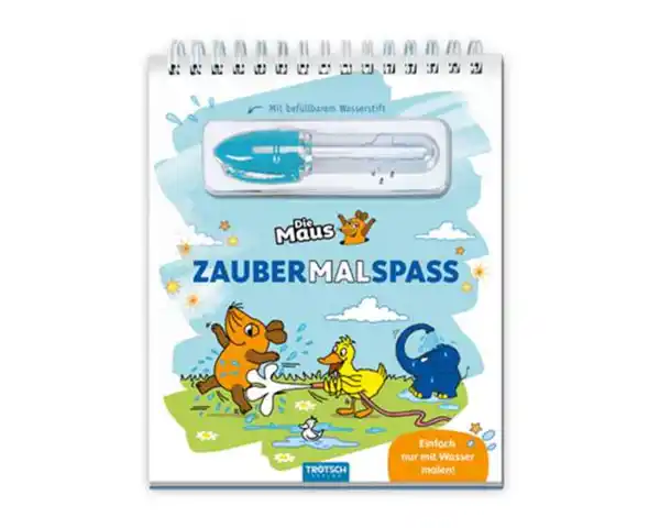 Bild 1 von Zauber-Malbuch Die Maus Wassermalspaß