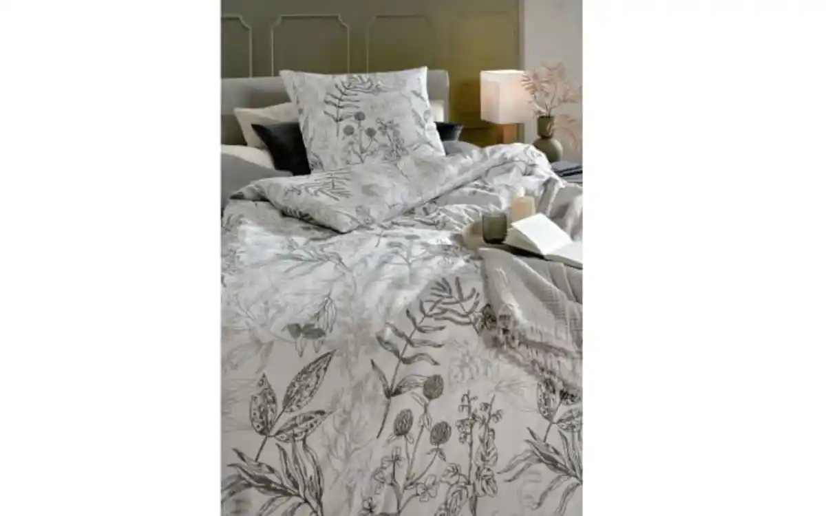 Bild 1 von Bettwäsche Tilda Satin, greige, 135 x 200 cm