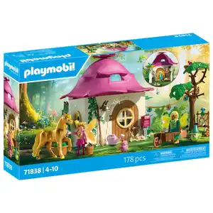 Playmobil&#174; 71838 - Gem&#252;tliches Feenzuhause mit Goldeinhorn und Stall