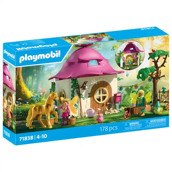 Bild 1 von Playmobil&#174; 71838 - Gem&#252;tliches Feenzuhause mit Goldeinhorn und Stall