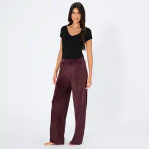 Damen-Homewear-Hose aus Velours