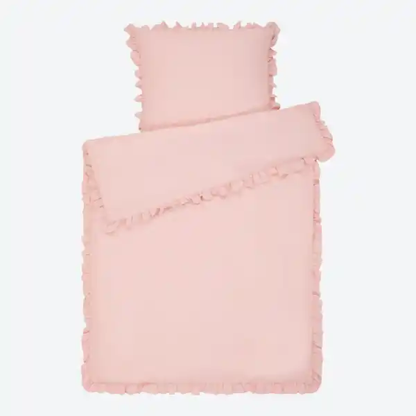 Bild 4 von Mikrofaser-Bettwäsche-Garnitur mit Rüschen