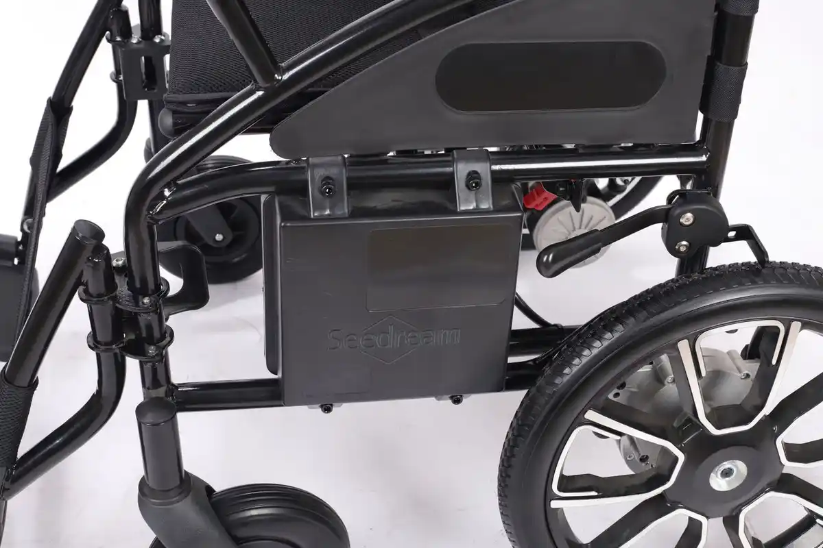 Bild 4 von Elektrischer Rollstuhl aus Edelstahl RST04-SCH ,Akku 24V 20AH, 7km/h