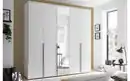 Bild 1 von Pol Power - Drehtürenschrank Kevo, weiß, 225 x 225 cm, inkl. Spiegeltür