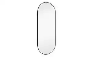 Metallspiegel Josie, schwarz, 30 x 70 cm