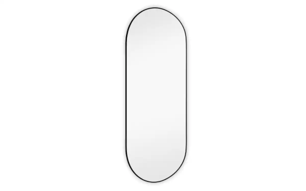 Bild 1 von Metallspiegel Josie, schwarz, 30 x 70 cm