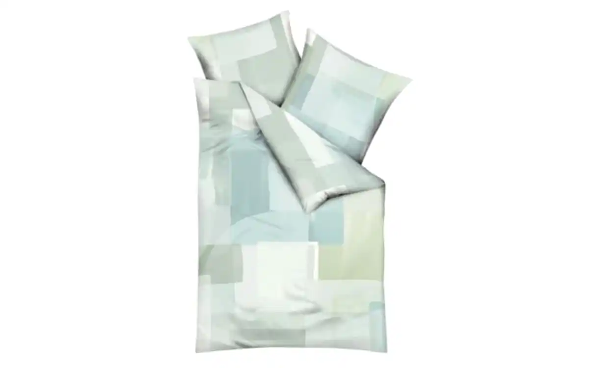 Bild 1 von Mako Satin Bettwäsche, jade, 155 x 220 cm