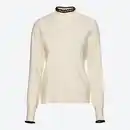 Bild 1 von Damen-Feinstrickpullover mit Rüschen am Kragen