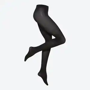 Damen-Strickstrumpfhose mit modischem Zopfmuster