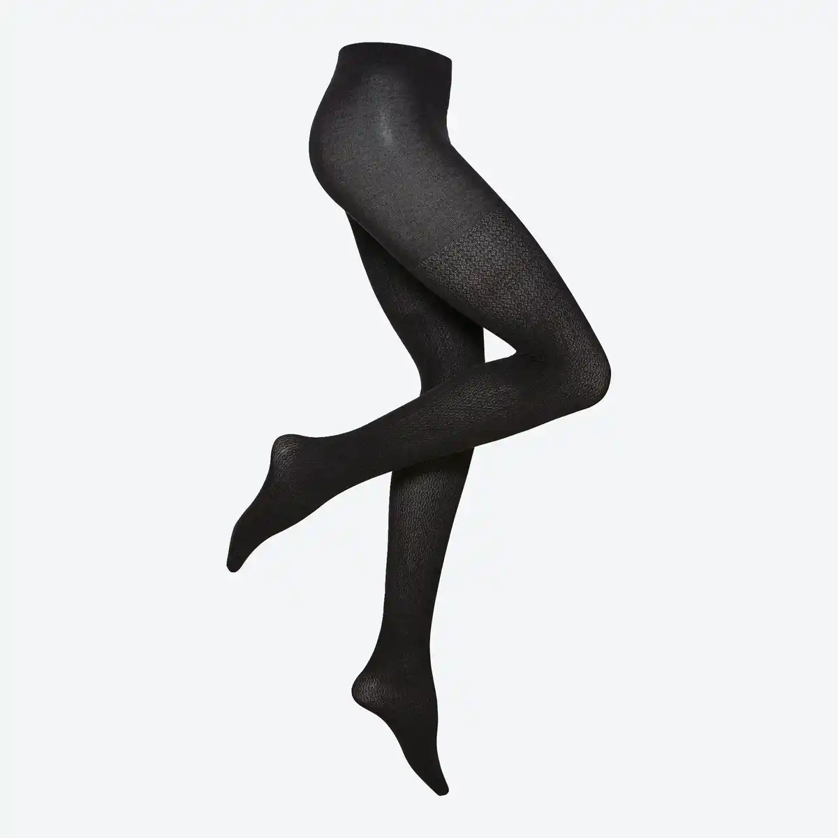 Bild 1 von Damen-Strickstrumpfhose mit modischem Zopfmuster