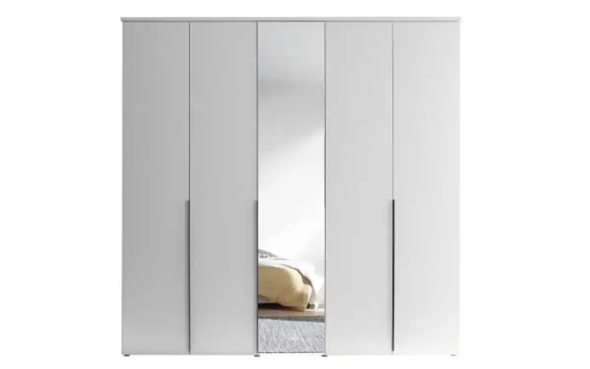 Bild 4 von Pol Power - Drehtürenschrank Kevo, weiß, 225 x 225 cm, inkl. Spiegeltür