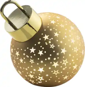 IDEENWELT LED-Dekokugel Sterne