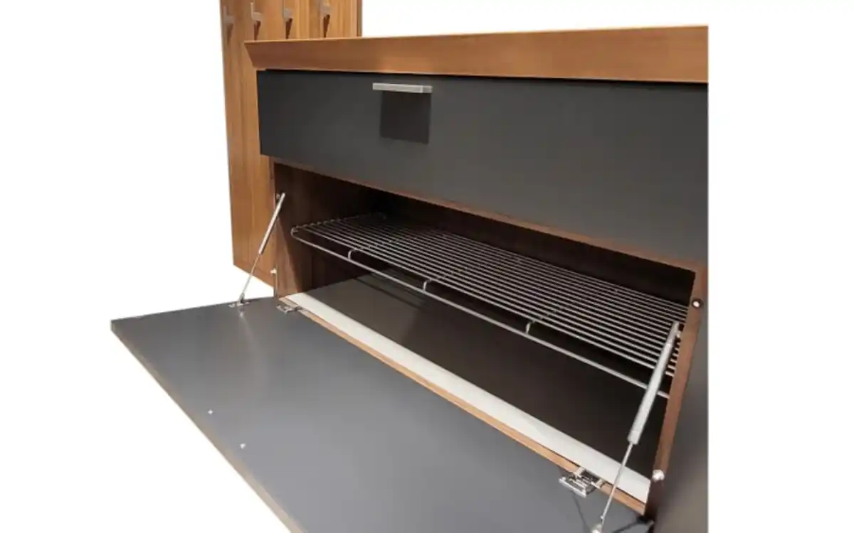 Bild 3 von vilano - Garderobenkombination Sonate, Nussbaum-Nachbildung/graphit