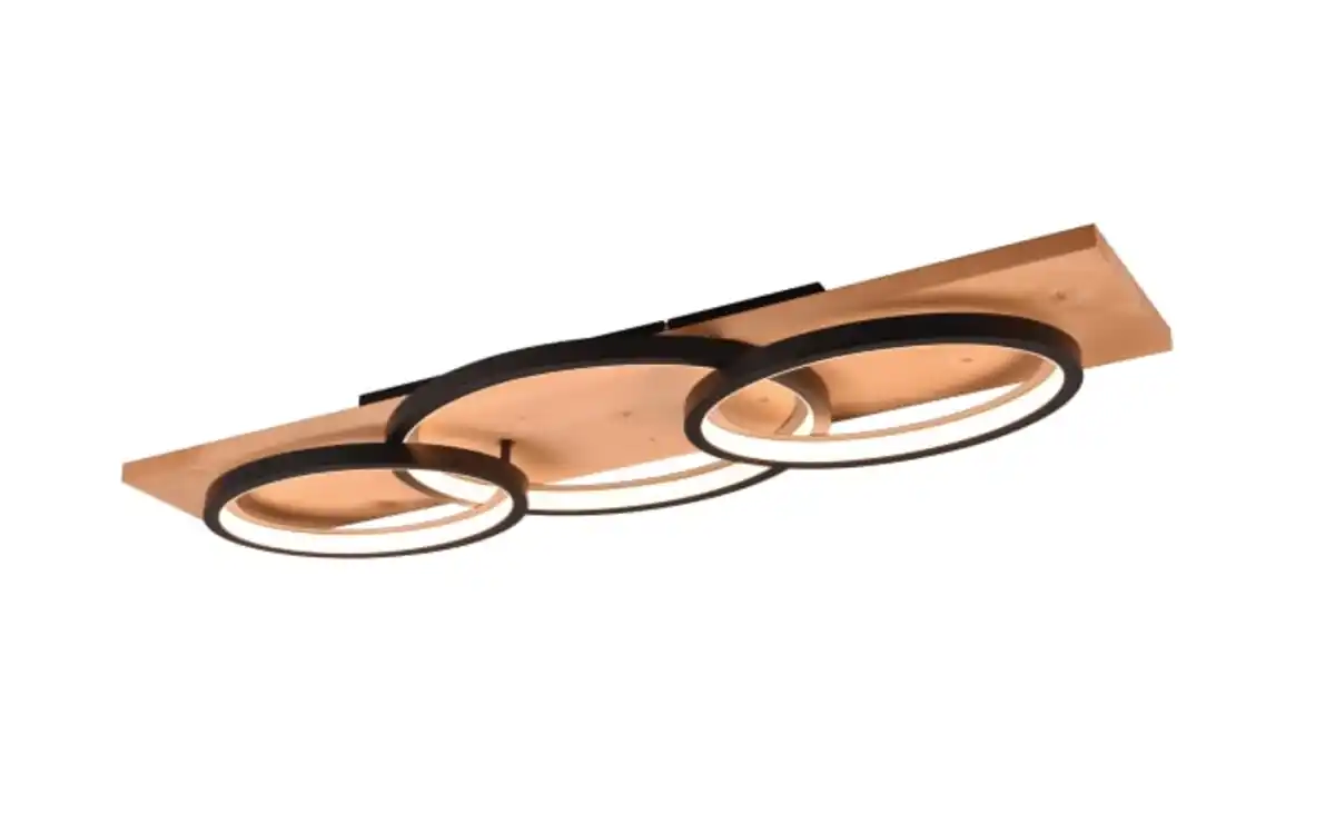 Bild 2 von LED-Deckenleuchte Barca, holz/schwarz