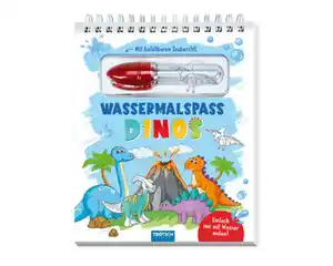 Zauber-Malbuch Dinos Wassermalspaß