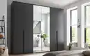 Bild 1 von Pol Power - Drehtürenschrank Kevo, graphit, 270 x 225 cm, inkl. Spiegeltüren